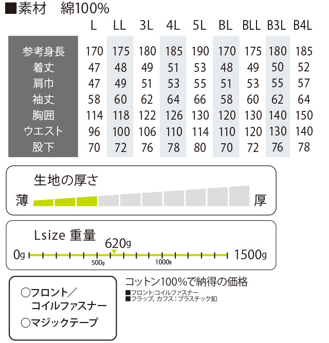 商品仕上がり寸法