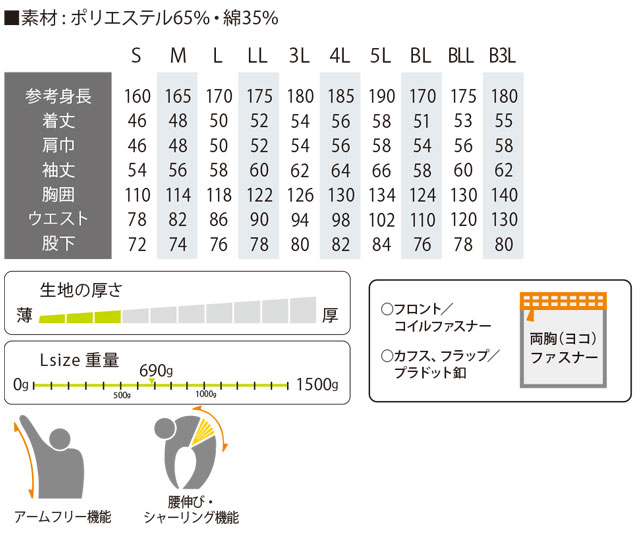 商品仕上がり寸法