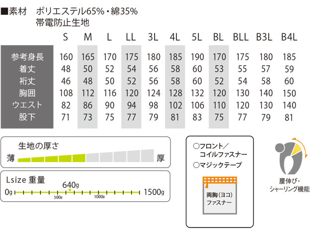 商品仕上がり寸法