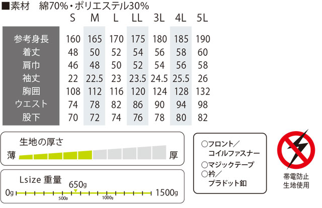 商品仕上がり寸法