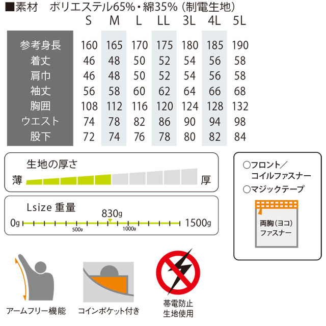 商品仕上がり寸法