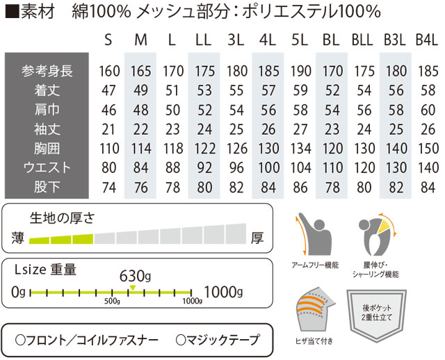 商品仕上がり寸法