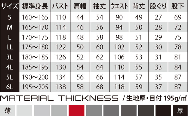 商品仕上がり寸法