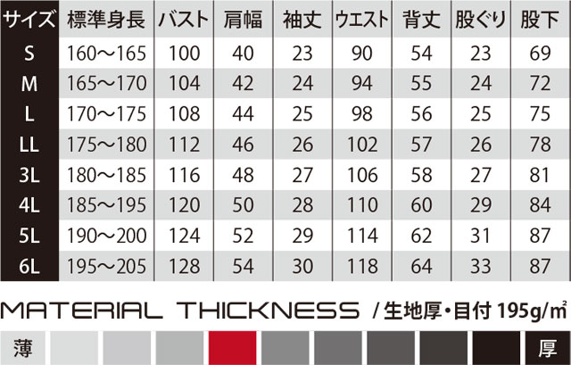 商品仕上がり寸法