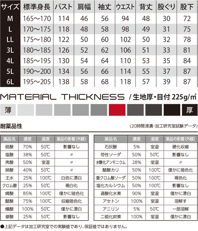 商品仕上がり寸法