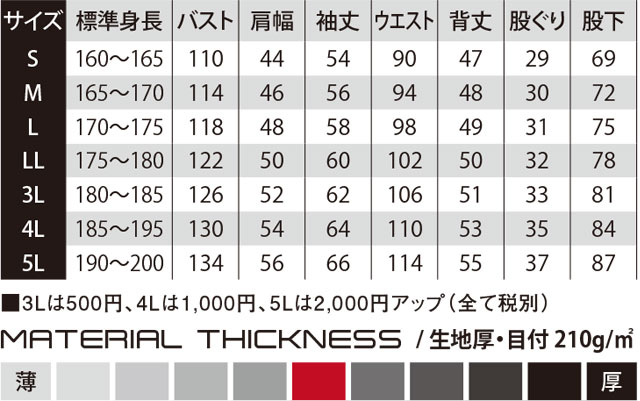 商品仕上がり寸法