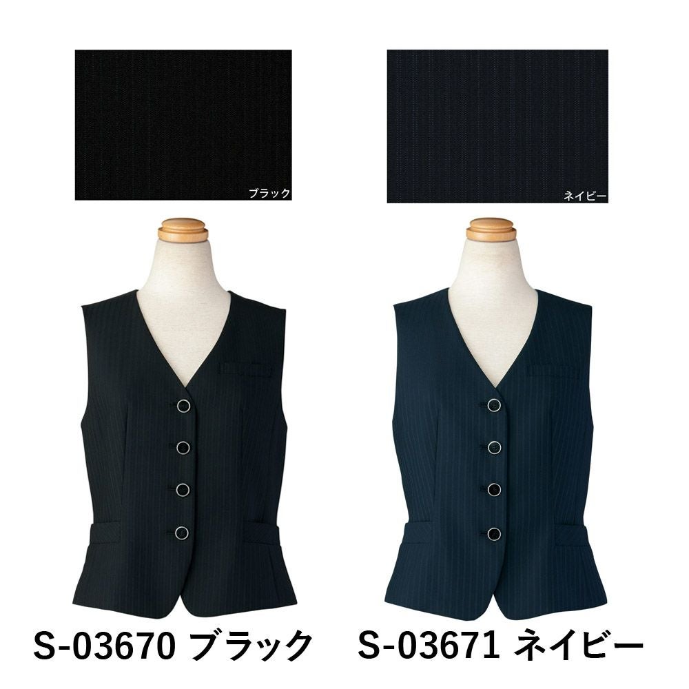 S03670 S03671 ブラック 事務服 セロリー