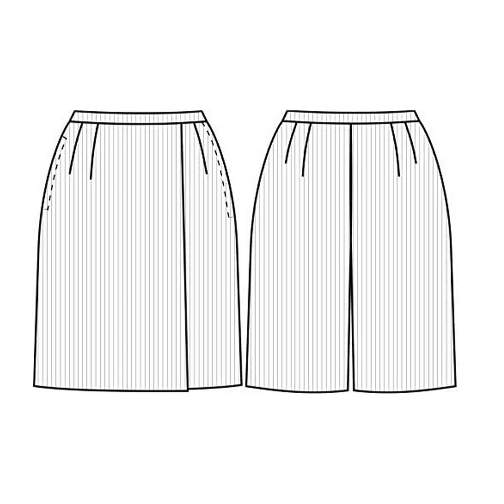 ヤギ 事務服　U7926C　キュロット