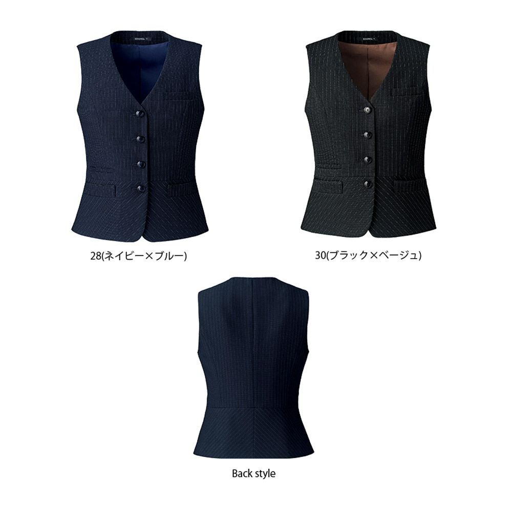 AV1270 ベスト 事務服 ボンマックス