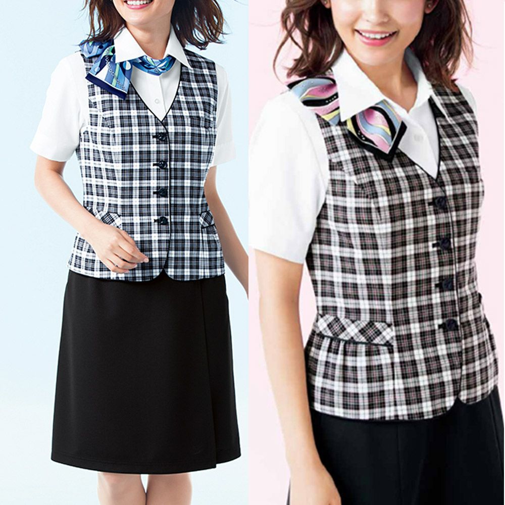 AV1832 ボンマックス ベスト 事務服