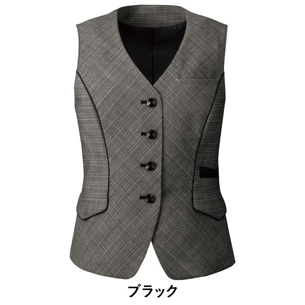 FV35890 ベスト 事務服 制服 フォーク