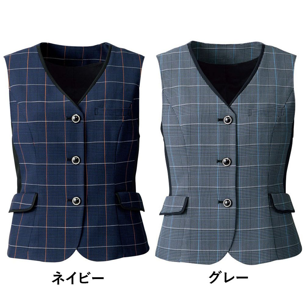 FV36339 ベスト 事務服 制服 フォーク