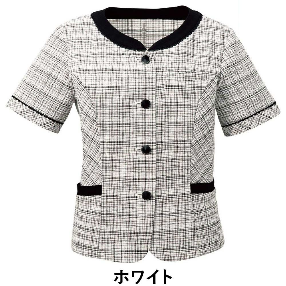 FB71268 オーバーブラウス 事務服 制服 フォーク