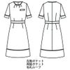 WP768 ワンピース 事務服 ハネクトーン