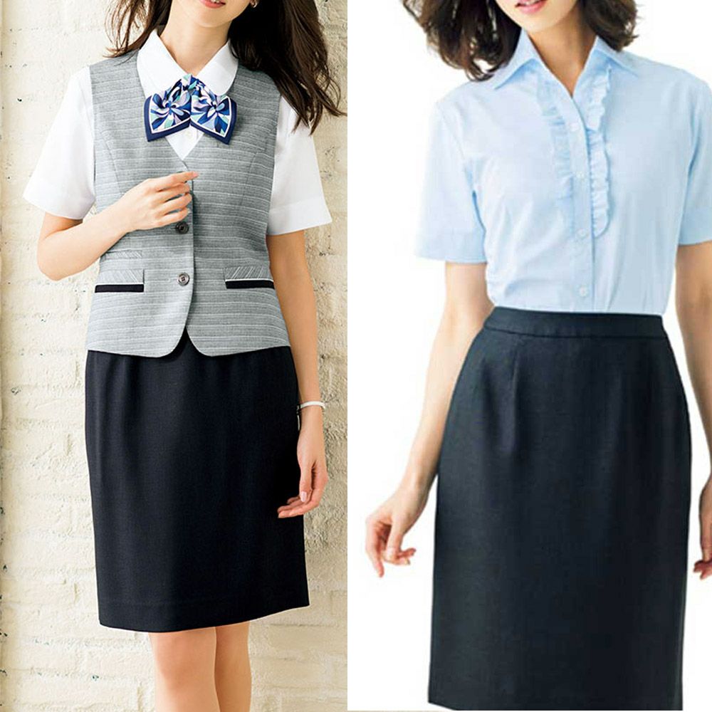 事務服 夏服 スカート LS2747 ボンマックス
