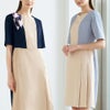 事務服 大きい ワンピース 3021SC フォーク