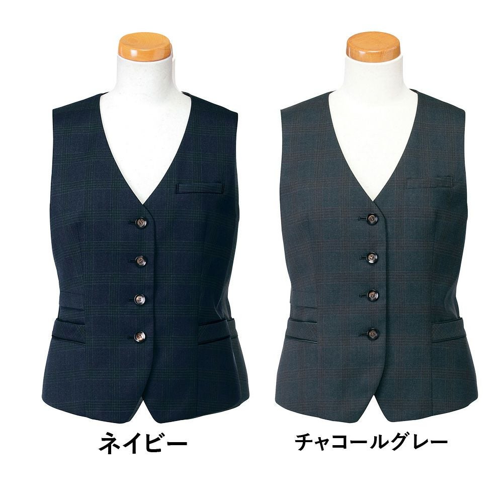 事務服 ベスト 制服 ユニレディ U5121