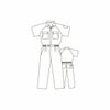 マルキ 丸鬼 ツナギ服 つなぎ WB108